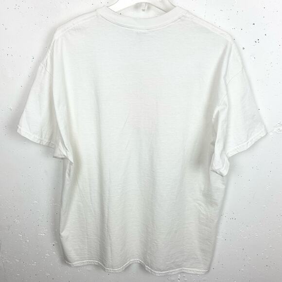 RARE 'Do Your Pandemic Best' Crewneck T-Shirt White Short Sleeve Cotton Size XL - Picture 2 of 7
